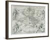 A Map of the Americas, 1590-1601-Johann Theodor de Bry-Framed Giclee Print