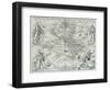 A Map of the Americas, 1590-1601-Johann Theodor de Bry-Framed Giclee Print