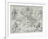 A Map of the Americas, 1590-1601-Johann Theodor de Bry-Framed Giclee Print