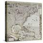 A Map of the British Empire in America, circa 1734-Henry Popple-Stretched Canvas