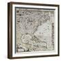 A Map of the British Empire in America, circa 1734-Henry Popple-Framed Giclee Print