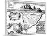 A Map of the Cape of Good Hope, South Africa, 1719-null-Mounted Giclee Print