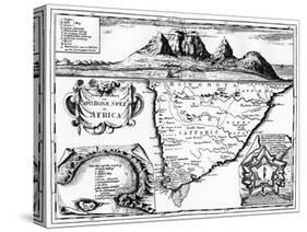 A Map of the Cape of Good Hope, South Africa, 1719-null-Stretched Canvas