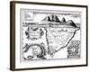 A Map of the Cape of Good Hope, South Africa, 1719-null-Framed Giclee Print