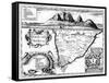 A Map of the Cape of Good Hope, South Africa, 1719-null-Framed Stretched Canvas