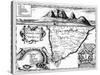 A Map of the Cape of Good Hope, South Africa, 1719-null-Stretched Canvas