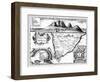 A Map of the Cape of Good Hope, South Africa, 1719-null-Framed Premium Giclee Print