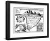 A Map of the Cape of Good Hope, South Africa, 1719-null-Framed Premium Giclee Print