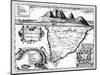 A Map of the Cape of Good Hope, South Africa, 1719-null-Mounted Premium Giclee Print