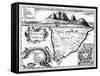 A Map of the Cape of Good Hope, South Africa, 1719-null-Framed Stretched Canvas