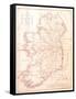 A Map of the Mail Coach Branching Cross and Bye Post Roads of Ireland, Engraved by S. Kerling-William Larkin-Framed Stretched Canvas