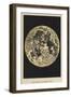 A Map of the Moon as Seen in an Ordinary Telescope-null-Framed Giclee Print