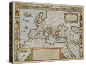 A Map of the New Roman Empire, circa 1610 by John Speed (1552-1629)-null-Stretched Canvas