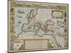 A Map of the New Roman Empire, circa 1610 by John Speed (1552-1629)-null-Mounted Giclee Print