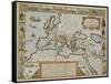 A Map of the New Roman Empire, circa 1610 by John Speed (1552-1629)-null-Framed Stretched Canvas