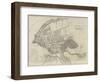 A Map of the Quebec-null-Framed Giclee Print