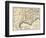 A Map of the Route Hannibal Took Through Gaul and over the Alps into Italy-null-Framed Giclee Print