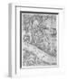 A Map of the Tower of London, 1746-John Rocque-Framed Giclee Print