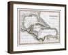 A Map of the West Indies, 1808-C Smith-Framed Giclee Print