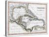 A Map of the West Indies, 1808-C Smith-Stretched Canvas