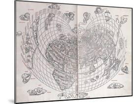 A Map of the World, 1511-null-Mounted Giclee Print