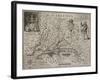 A Map Of Virginia-Johann De Bry-Framed Giclee Print