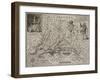 A Map Of Virginia-Johann De Bry-Framed Giclee Print