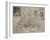 A Map Of Virginia-Johann De Bry-Framed Giclee Print