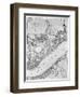 A Map of Wapping, London, 1746-John Rocque-Framed Giclee Print