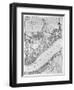 A Map of Wapping, London, 1746-John Rocque-Framed Giclee Print