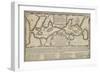 A Map Or Chart Of the Road Of Love, and Harbour Of Marriage-null-Framed Giclee Print