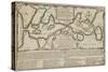 A Map Or Chart Of the Road Of Love, and Harbour Of Marriage-null-Stretched Canvas