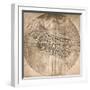 A map representing the town of Imola, Italy, c1472-c1519 (1883)-Leonardo Da Vinci-Framed Giclee Print