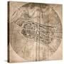 A map representing the town of Imola, Italy, c1472-c1519 (1883)-Leonardo Da Vinci-Stretched Canvas