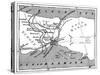 A Map Showing the Positions of Russian and Turkish Lines Outside Constantinople, 1900-null-Stretched Canvas