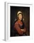 A Maraichere. Painting by Jacques Louis David (1748-1825), 1795. Oil on Paper Maroufle. Dim: 0,82 X-Jacques Louis David-Framed Giclee Print