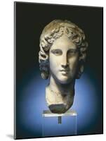 A Marble Head of a Young Man, Possibly Apollo, 2nd Century After 4th Century BC-null-Mounted Giclee Print