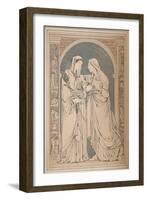 A Marble Mosaic Picture, by The Baron H. De Triqueti, Paris', 1893-Robert Dudley-Framed Giclee Print