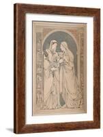 A Marble Mosaic Picture, by The Baron H. De Triqueti, Paris', 1893-Robert Dudley-Framed Giclee Print