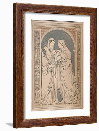 A Marble Mosaic Picture, by The Baron H. De Triqueti, Paris', 1893-Robert Dudley-Framed Giclee Print