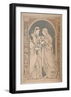 A Marble Mosaic Picture, by The Baron H. De Triqueti, Paris', 1893-Robert Dudley-Framed Giclee Print