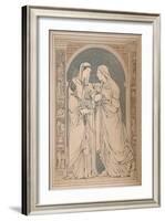 A Marble Mosaic Picture, by The Baron H. De Triqueti, Paris', 1893-Robert Dudley-Framed Giclee Print