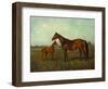 A Mare and Foal in a Landscape-Franz Reichmann-Framed Giclee Print