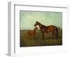 A Mare and Foal in a Landscape-Franz Reichmann-Framed Giclee Print