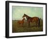 A Mare and Foal in a Landscape-Franz Reichmann-Framed Giclee Print