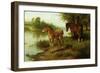 A Mare and Her Foal-Basil Bradley-Framed Giclee Print