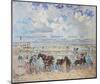 À Marée Basse, Le Matin, Trouville-Andre Hambourg-Mounted Art Print