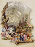 The Missr Tcharsky, or Egyptian Market, in Constantinople-A. Margaretta Burr-Framed Stretched Canvas