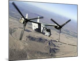 A Marine Corps MV-22 Osprey Prepares To Refuel Midflight-Stocktrek Images-Mounted Photographic Print