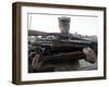 A Marine Readies 80 Pounds of Enemy Rifles Seized August 6-Stocktrek Images-Framed Photographic Print